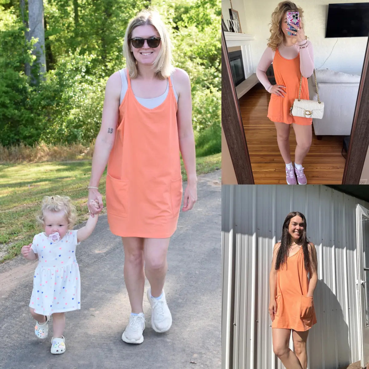 Tanming Women's Sleeveless Sports Romper Dress - Athletic V-Neck Spaghetti Strap Mini Sundress with Built-in Shorts, Pockets, Sporty Chic Design, Athleisure Women's Clothes for Summer, Spring Tennis,summerwins