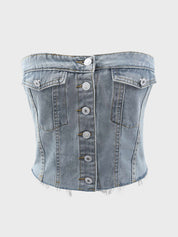 Corset Denim Top