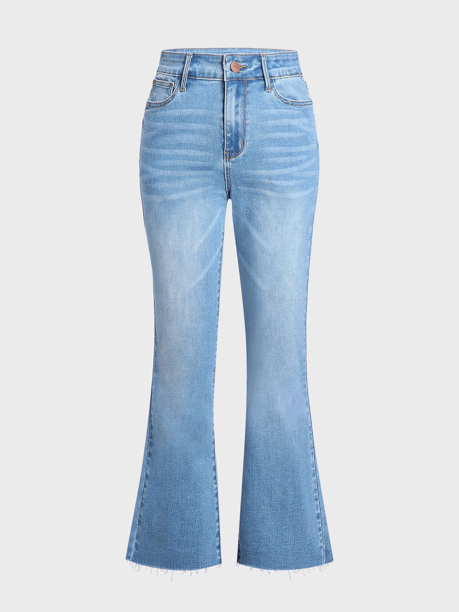 High-Rise Slim Fit Tummy Tuck Bootcut Jeans