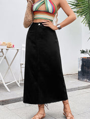 Indie Chic Denim Skirt