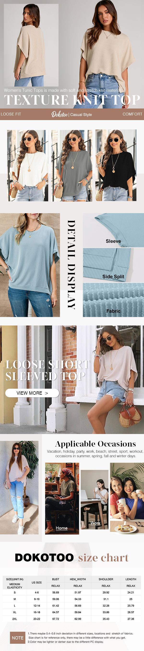 Dokotoo Tunic Tops