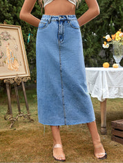 Indie Chic Denim Skirt