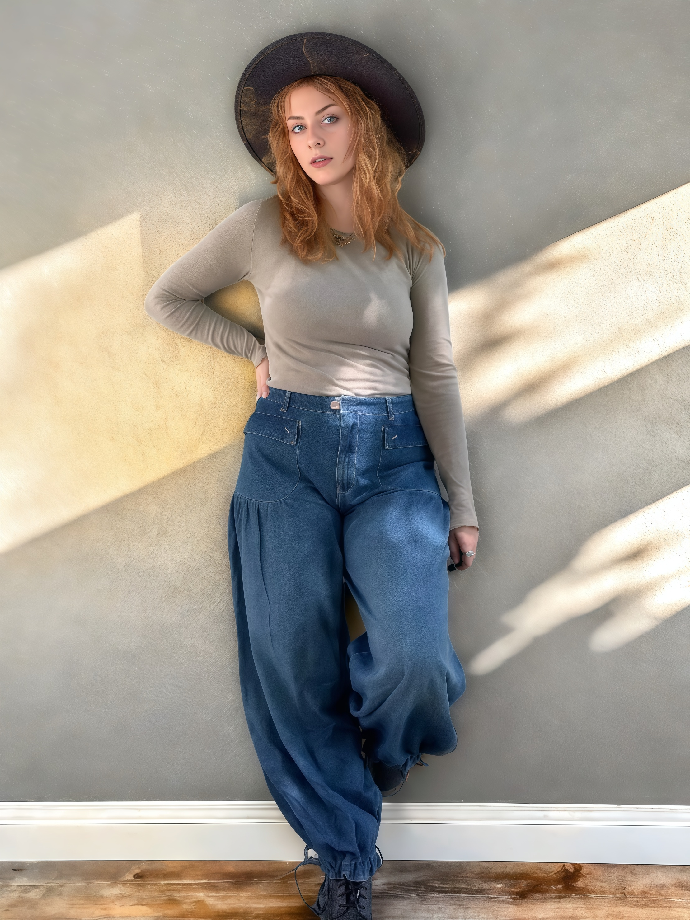 2026 New In Lotus Tube Jeans