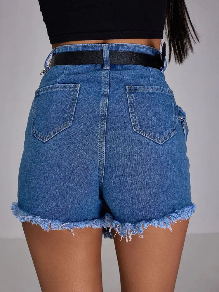 High Waist Denim Skirt