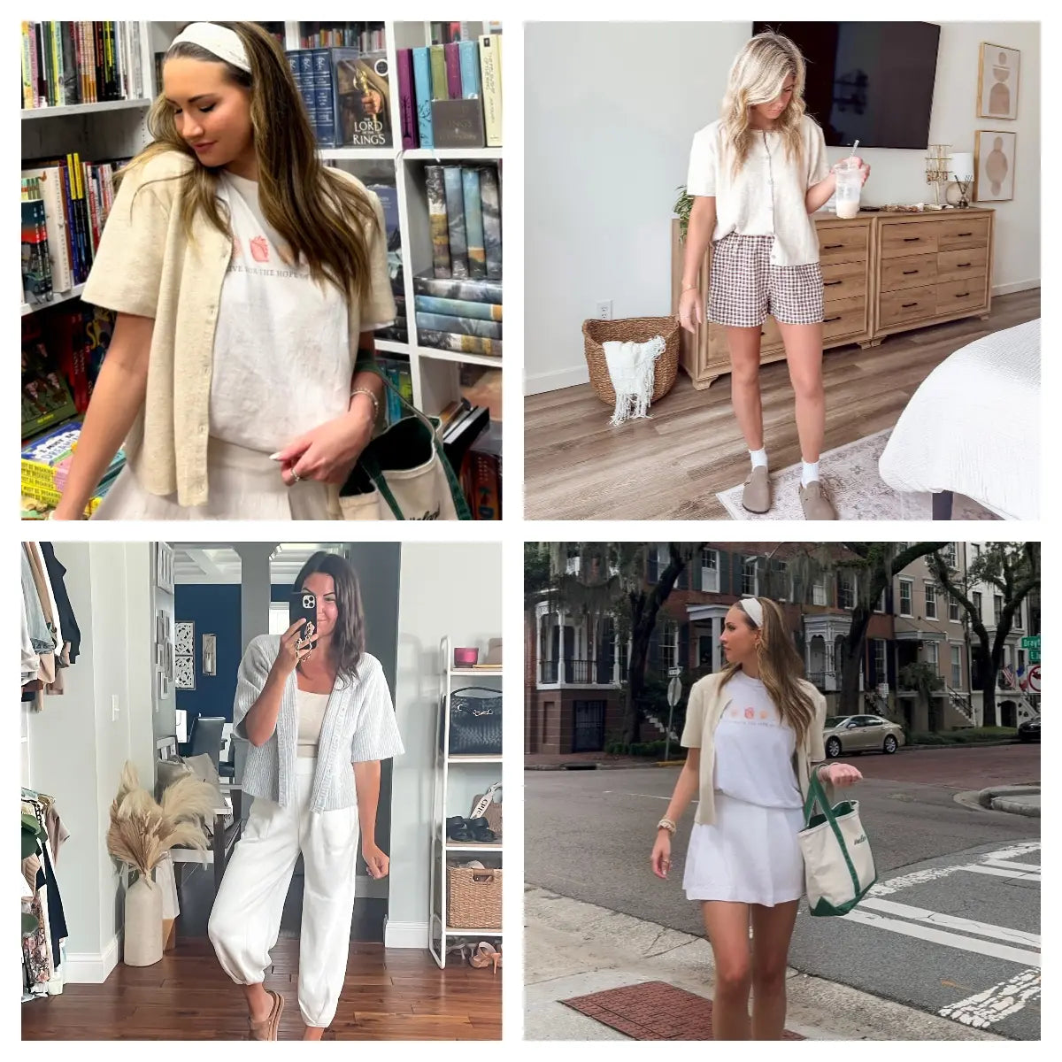 Tanming Women's Short Sleeve Cardigan Sweater - Crew Neck, Soft Ribbed Knitting Fabric, Button-Down, Fitted, Lightweight Breathable Clothes for Casual Office, Spring Summer Layering Cover Up (Women's Tops) #SpringStatements,summerwins