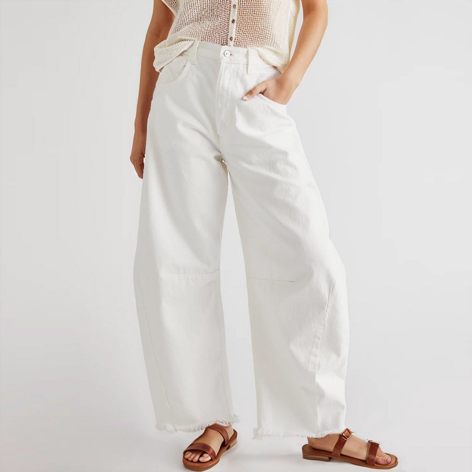 Cropped Jeans for Women y2k Aesthetic Solid Color Low Waist Baggy Denim Trousers 2000s Fashion Boyfriend Tapered Pants