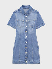 Street Chic Denim Dress